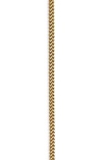 captivating teeny-tiny real yellow gold 1.5mm Franco chain kids bracelet